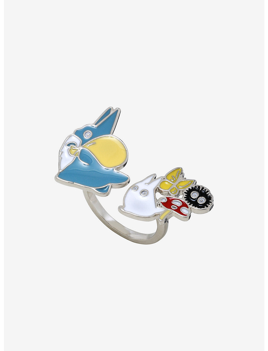 Estudio Ghibli Anillo Totoro Flores
