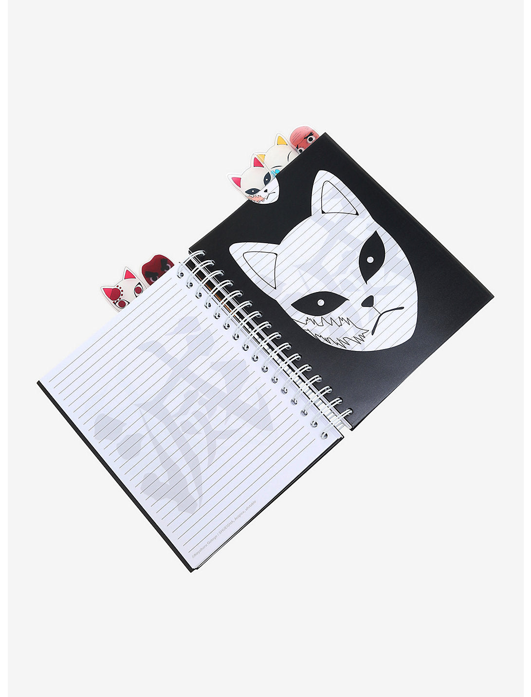 Demon Slayer Cuaderno Libreta Separadores