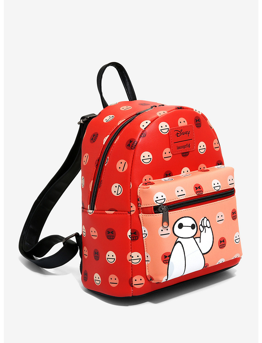 Baymax Mochila Iconos Rojos