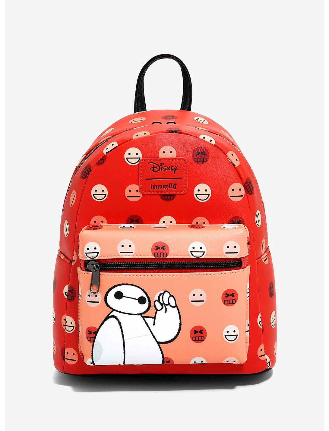 Baymax Mochila Iconos Rojos