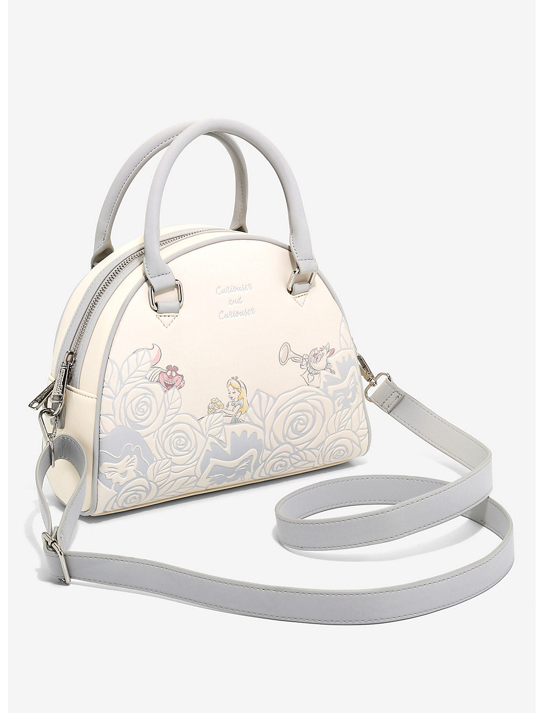 Alicia En El Pais De Las Maravillas Bolsa Floral Crossbody