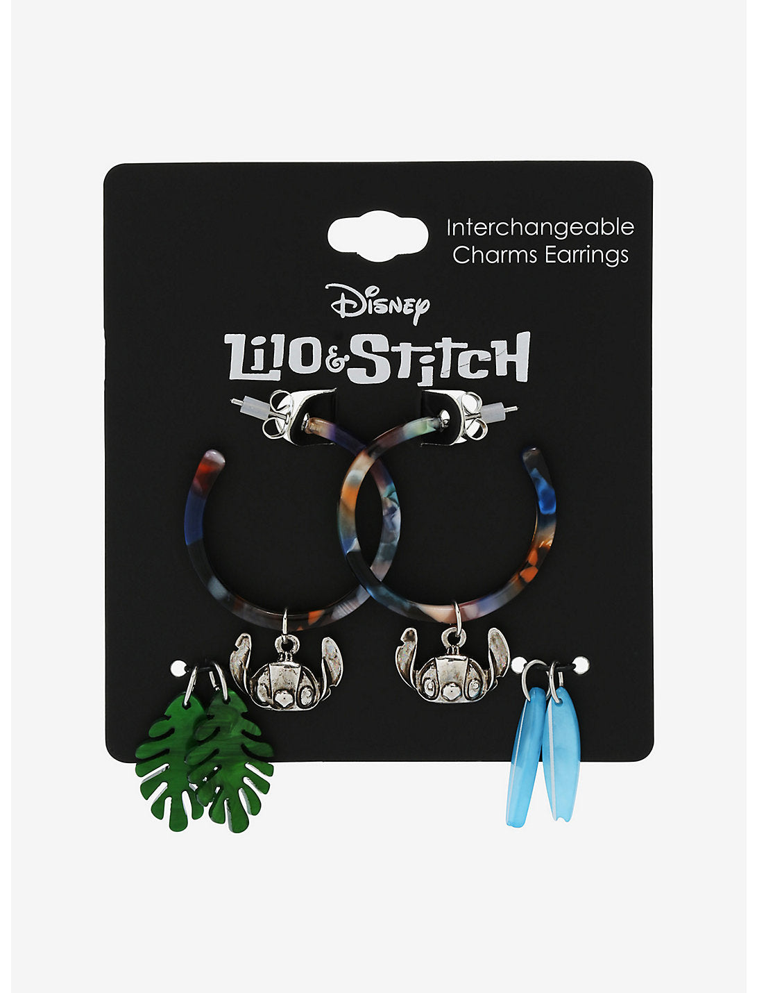 Stitch Set De Aretes Intercambiables