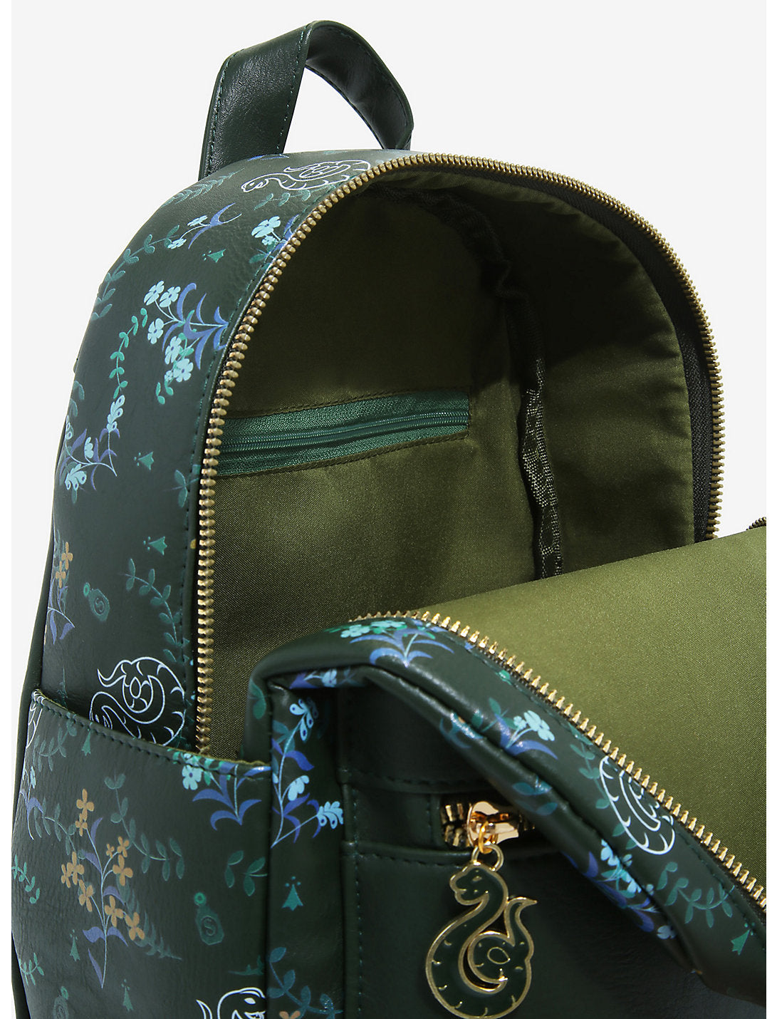 Harry Potter Mochila Floral Slytherin