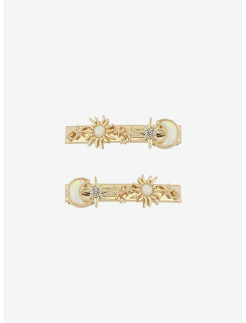 Sol Y Luna Broche Cabello