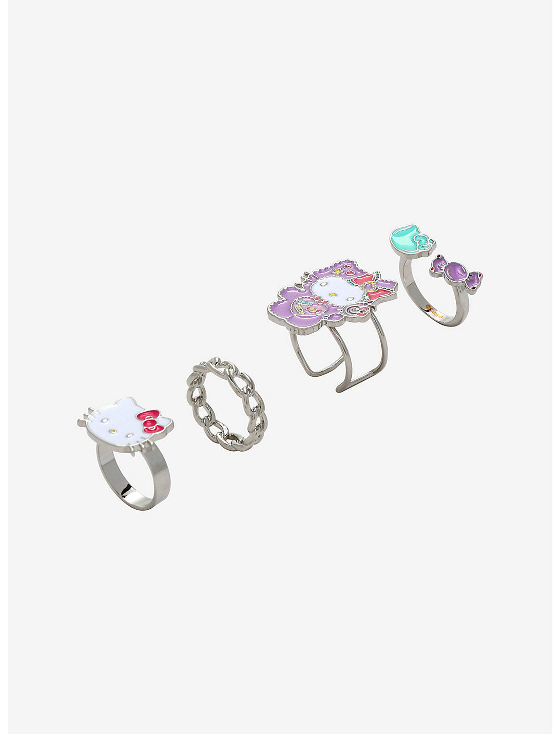 Hello Kitty Set De Anillos
