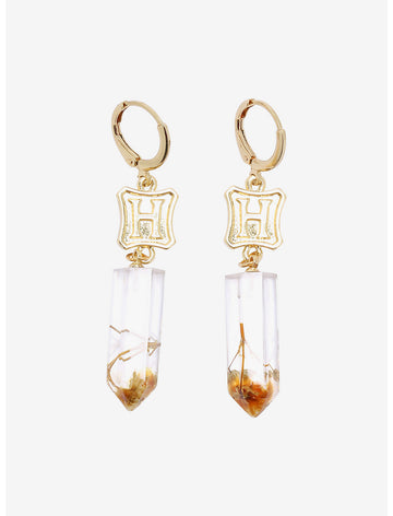 Harry Potter Set De Aretes Flor Deshidratada