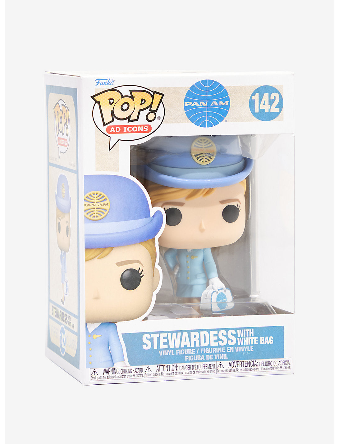 Pan Am Aerolinea Funko Con Bolsa Blanca