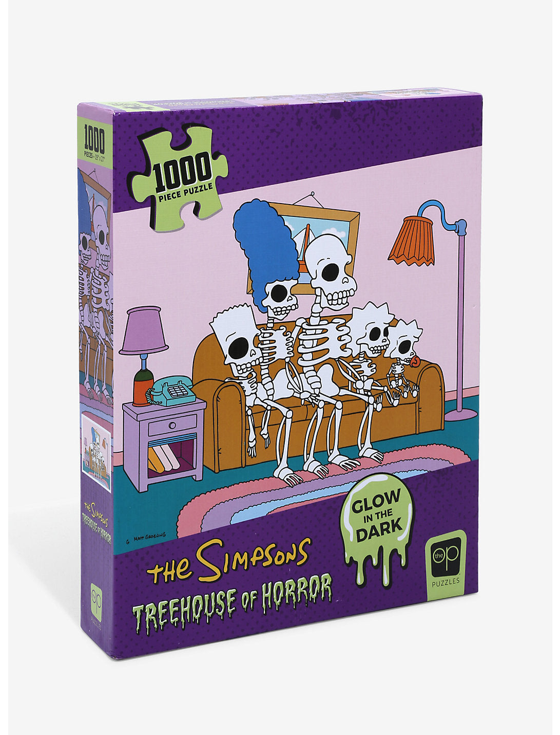 Los Simpsons Rompecabezas Brilla Obscuridad