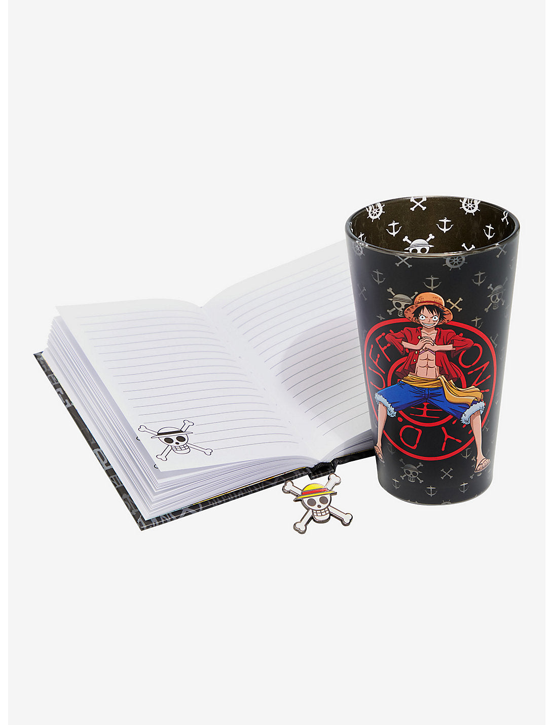 One Piece Kit Cuaderno Y Vaso Set