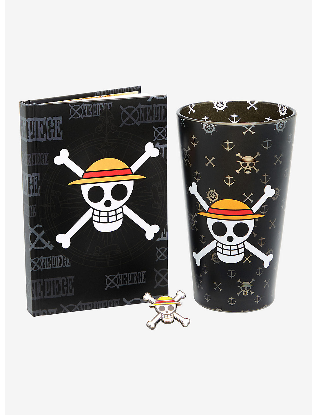 One Piece Kit Cuaderno Y Vaso Set