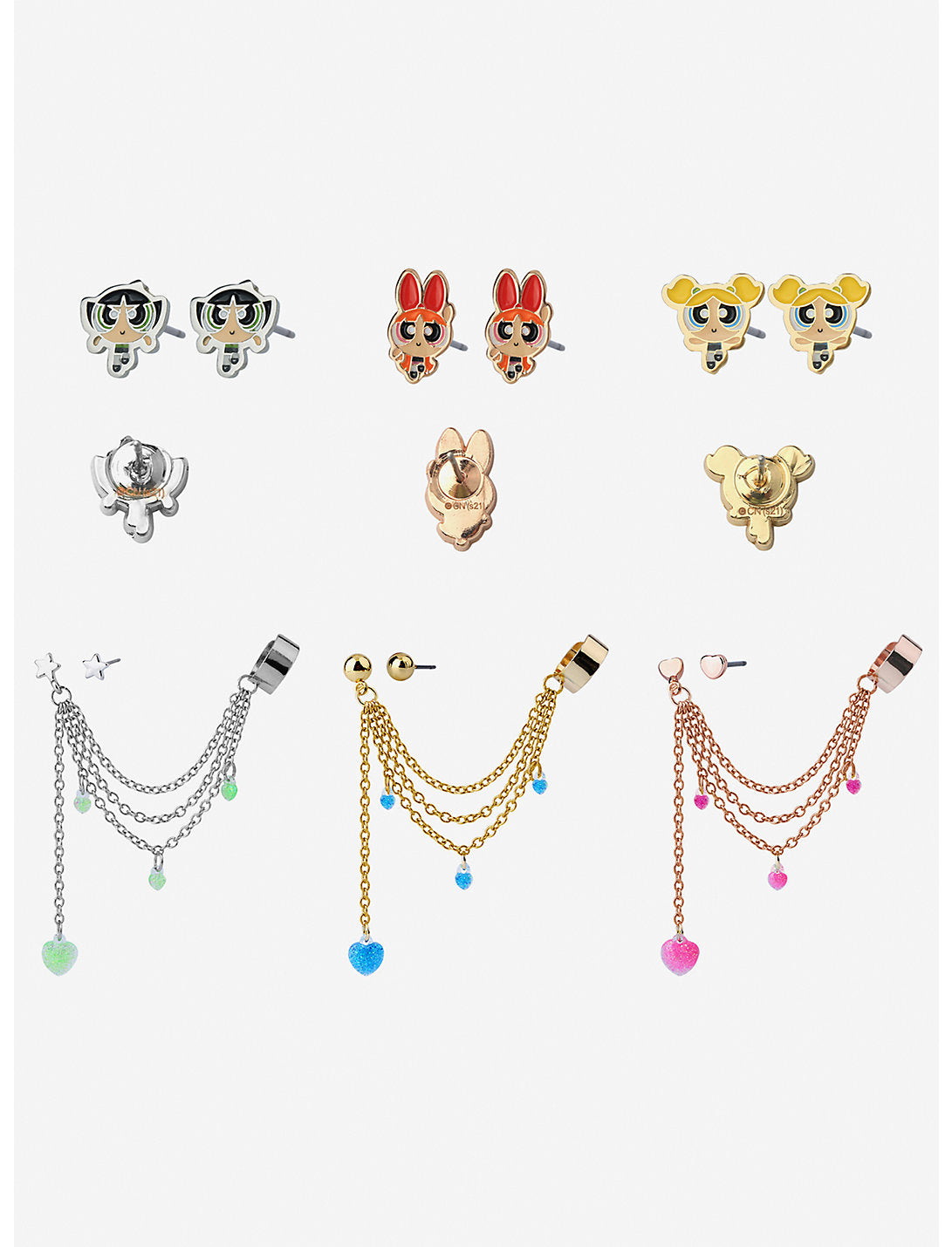 Chicas Superpoderosas Set De Aretes