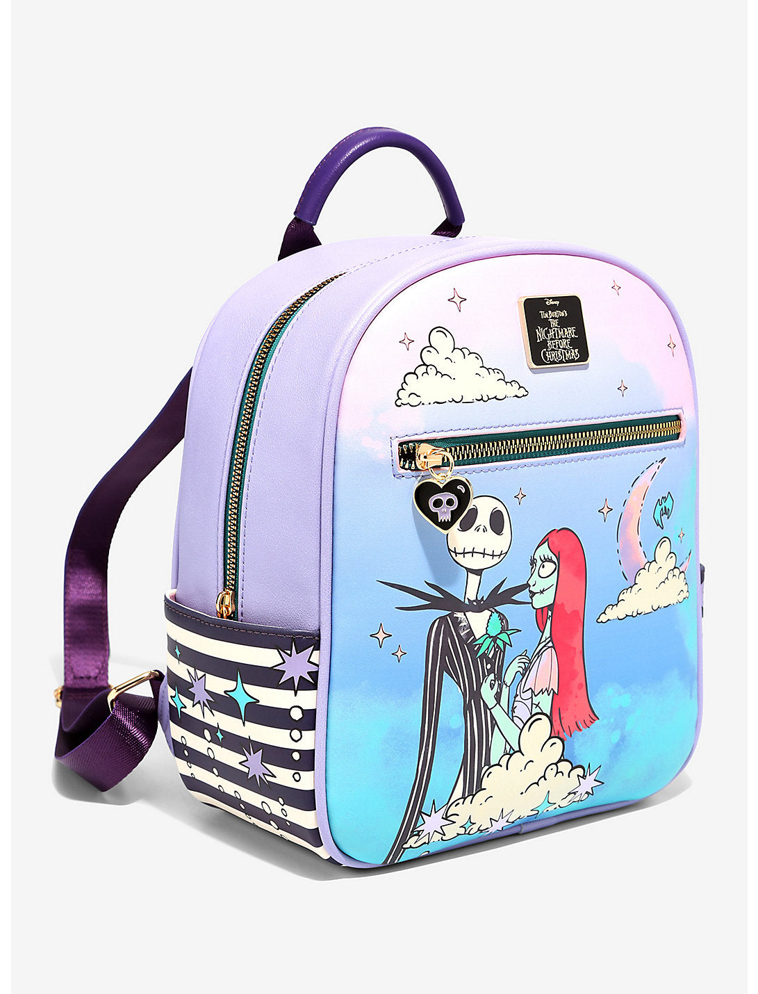 Extraño Mundo De Jack Mochila Jack Y Sally Nubes