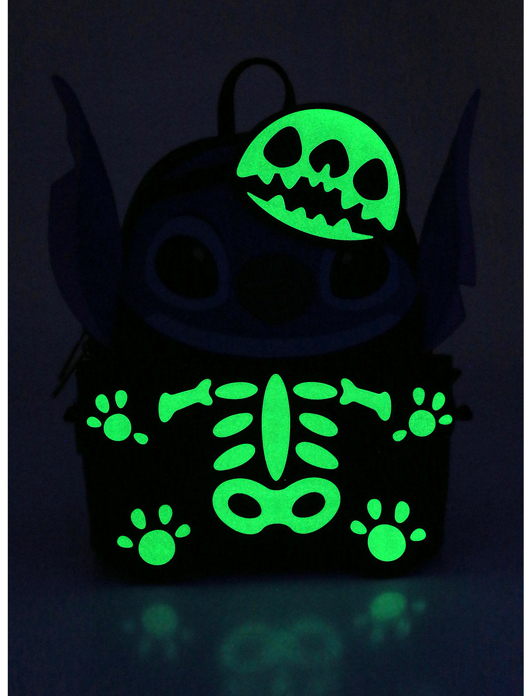 Stitch Mochila Calavera Brilla En Obscuridad
