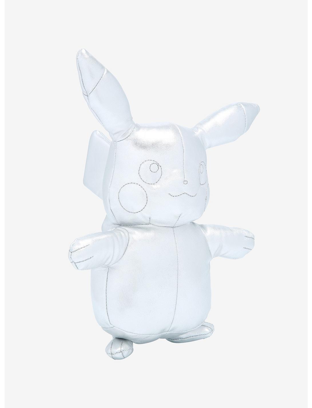 Pokemon Pikachu 25 Años Aniversario Peluche Plateado
