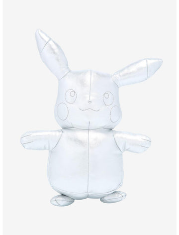 Pokemon Pikachu 25 Años Aniversario Peluche Plateado