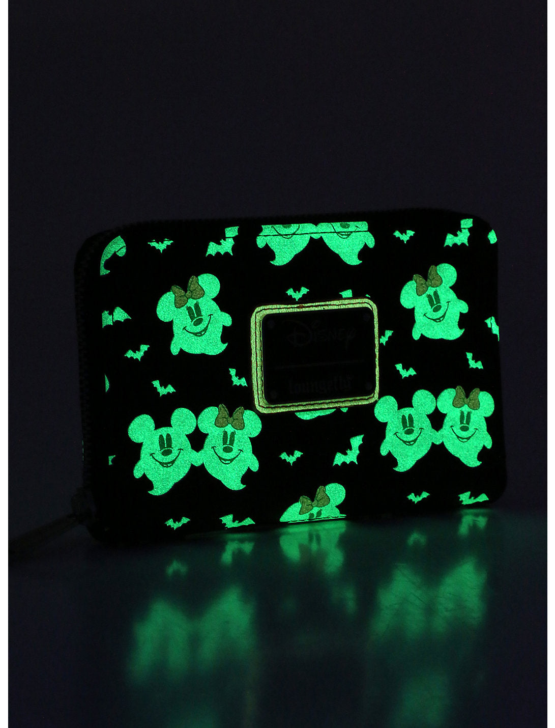 Mickey Mouse Cartera Fantasma Brilla En Obscuridad