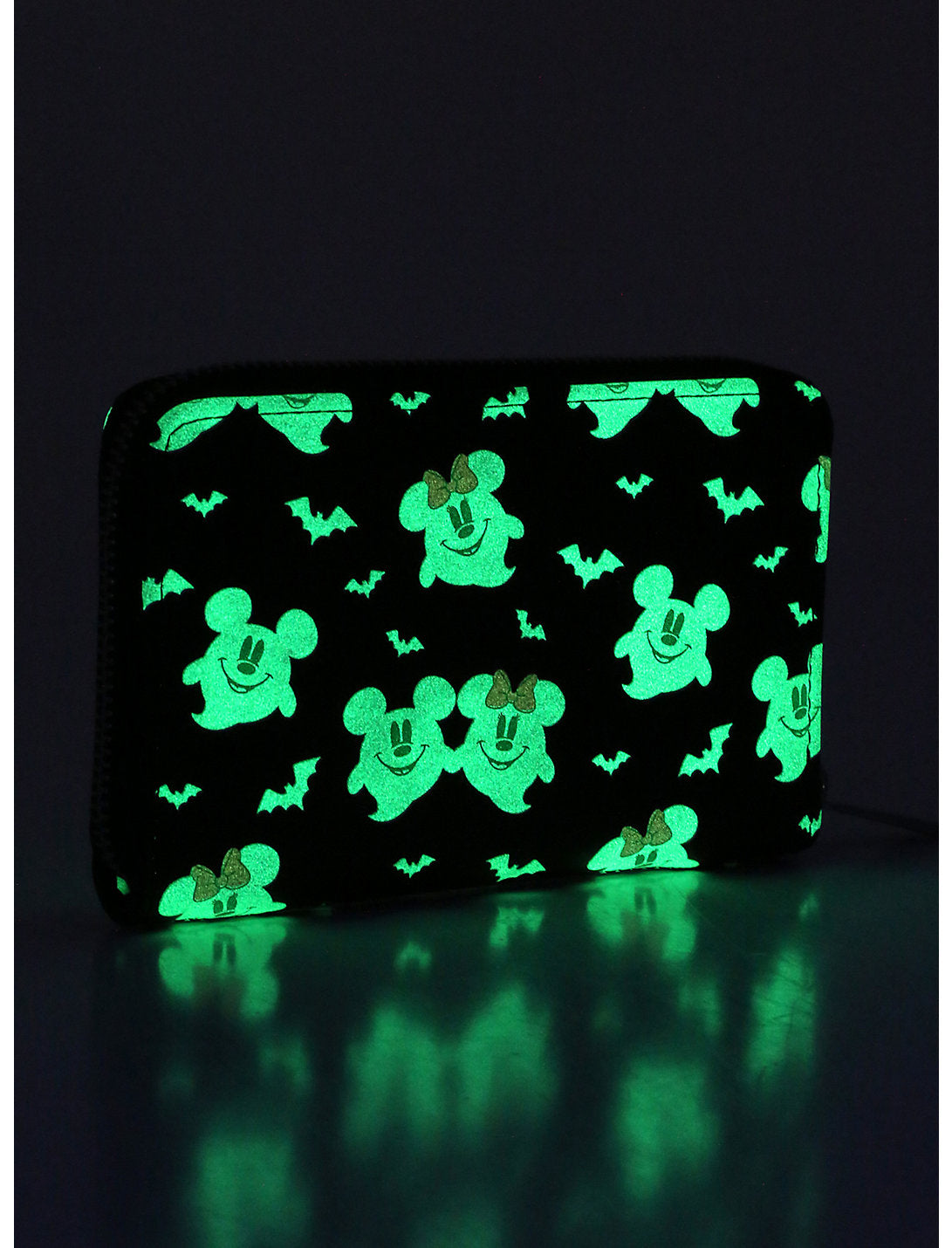Mickey Mouse Cartera Fantasma Brilla En Obscuridad