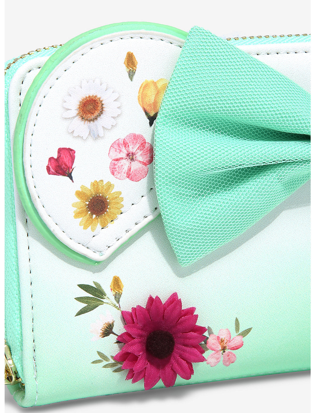 Minnie Mouse Cartera Flores Bluegreen