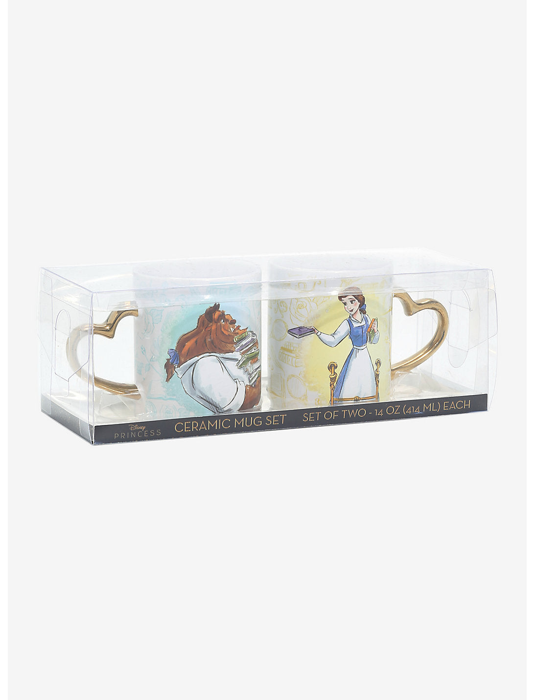 La Bella Y La Bestia Set De Tazas Pareja