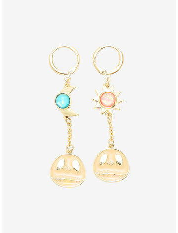 Extraño Mundo De Jack Set De Aretes Par Rostro