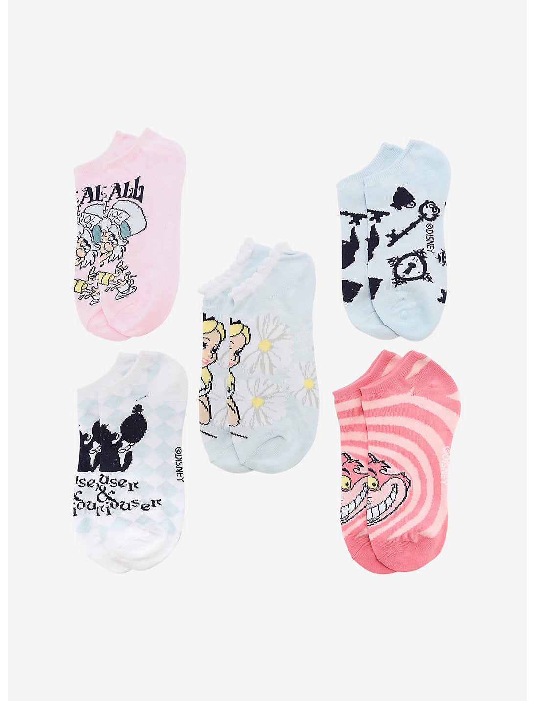 Alicia En El Pais De Las Maravillas Set De Calcetines