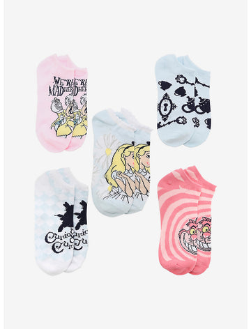 Alicia En El Pais De Las Maravillas Set De Calcetines