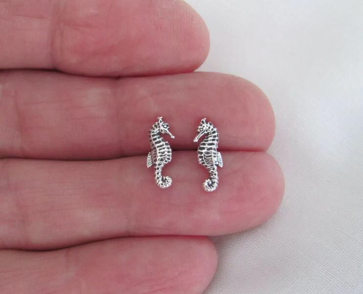 Aretes Caballito De Mar Plata