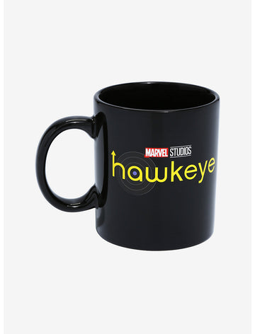 Marvel Hawkeye Logo Taza