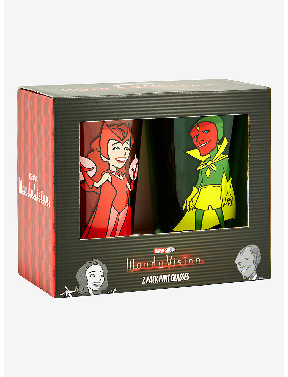 Wandavision Set De Vasos Cristal Marvel