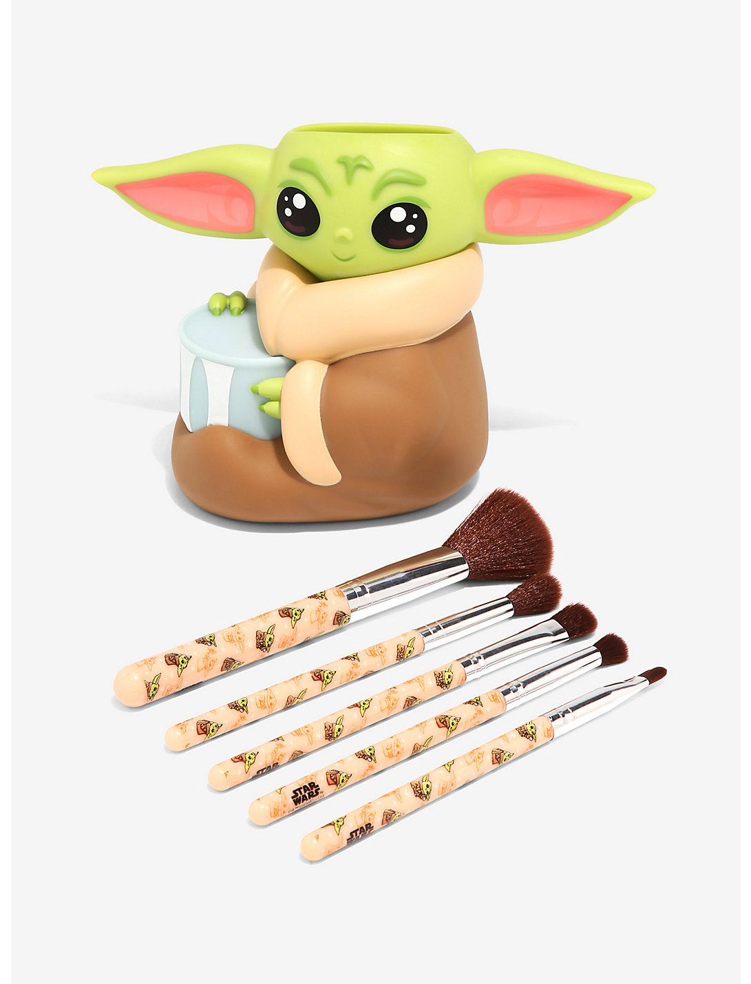 Mandalorian Baby Yoda Base De Brochas Maquillaje
