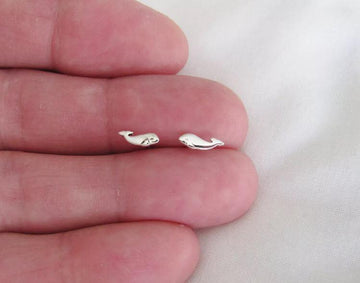 Aretes De Ballenitas Plata