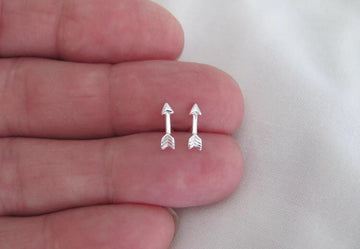 Aretes De Flechas Plata