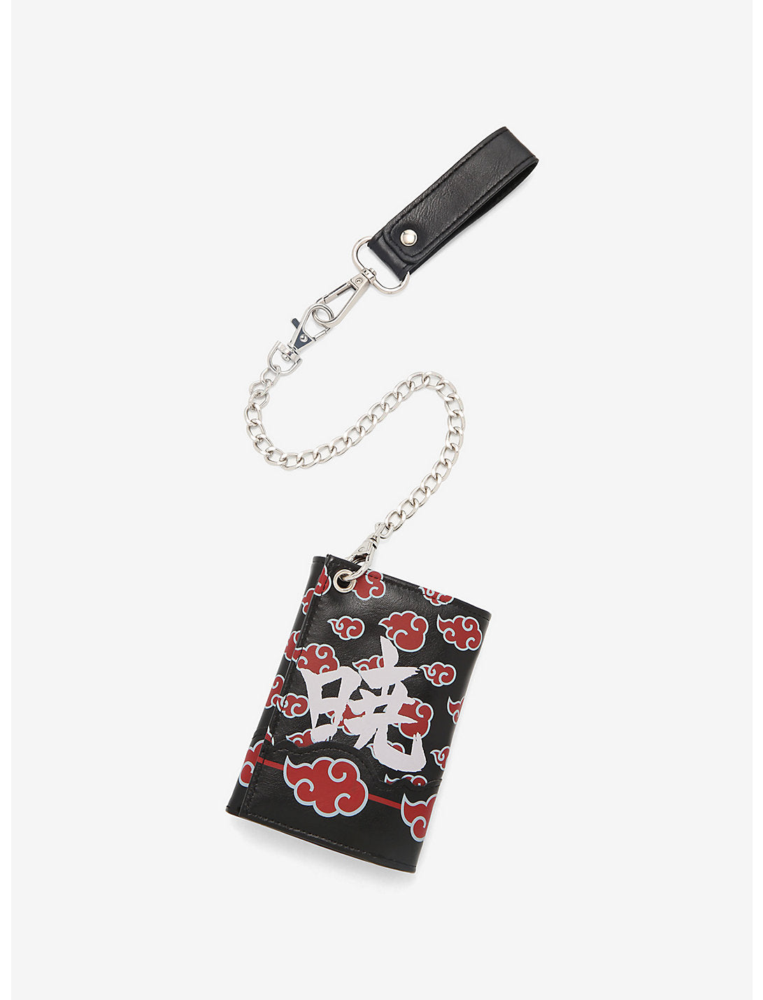 Naruto Shippuden Akatsuki Cartera Con Cadena