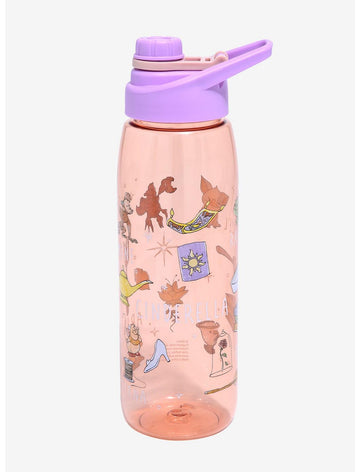 Princesas Iconos Botella Agua