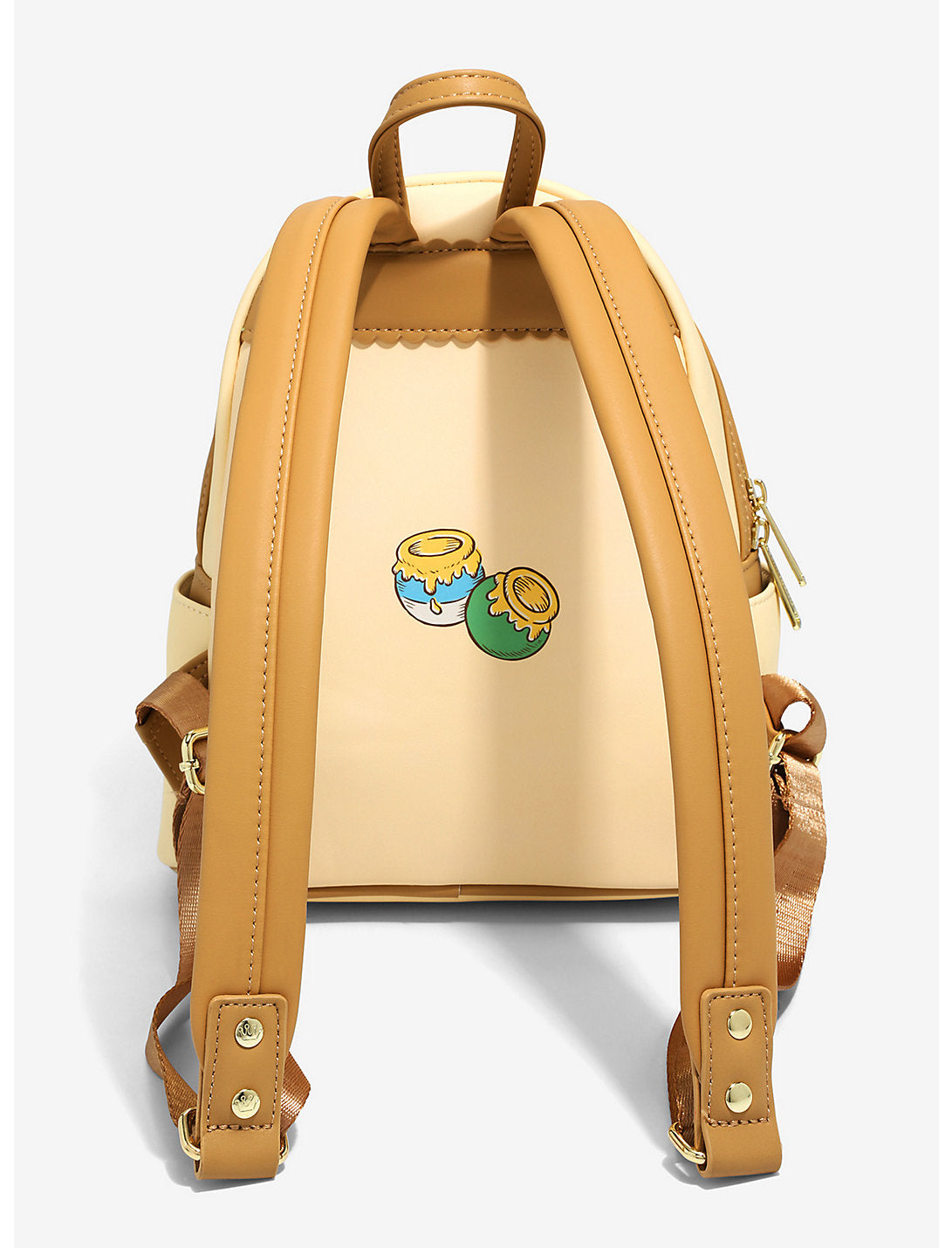 Winnie Pooh Mochila Floral Amarillo
