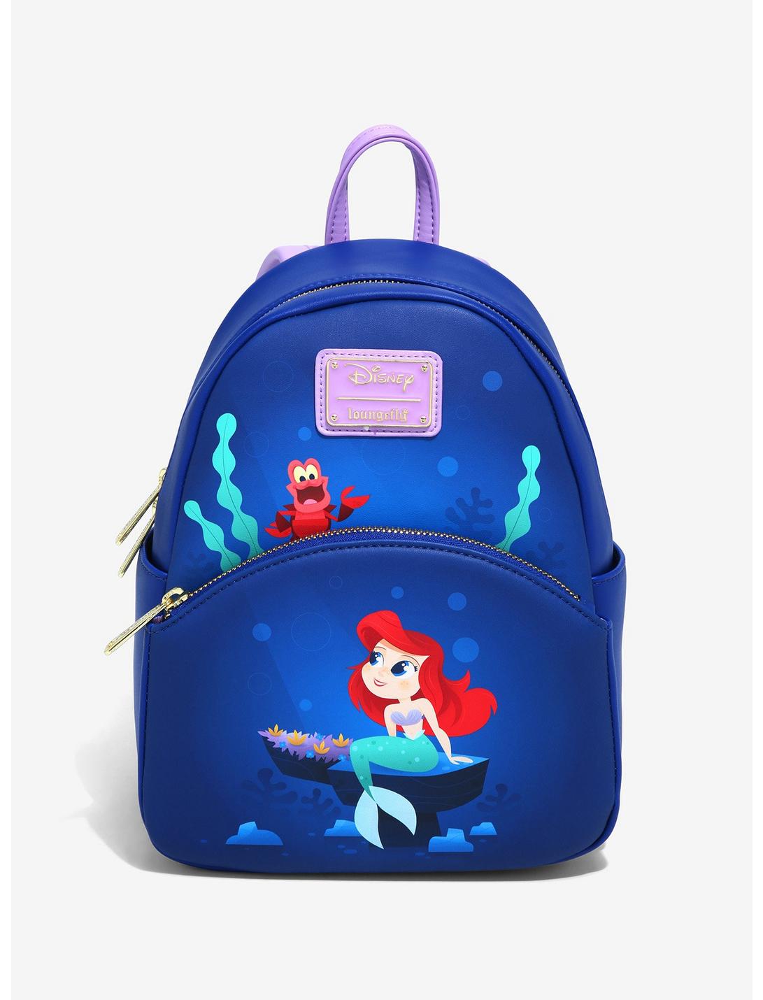 La Sirenita Mochila Ariel Y Sebastian