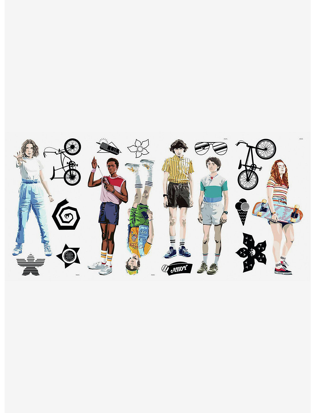Stranger Things Calcamonias Decorativas Para Pared