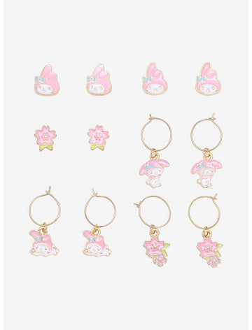 My Melody Sakura Set De Aretes