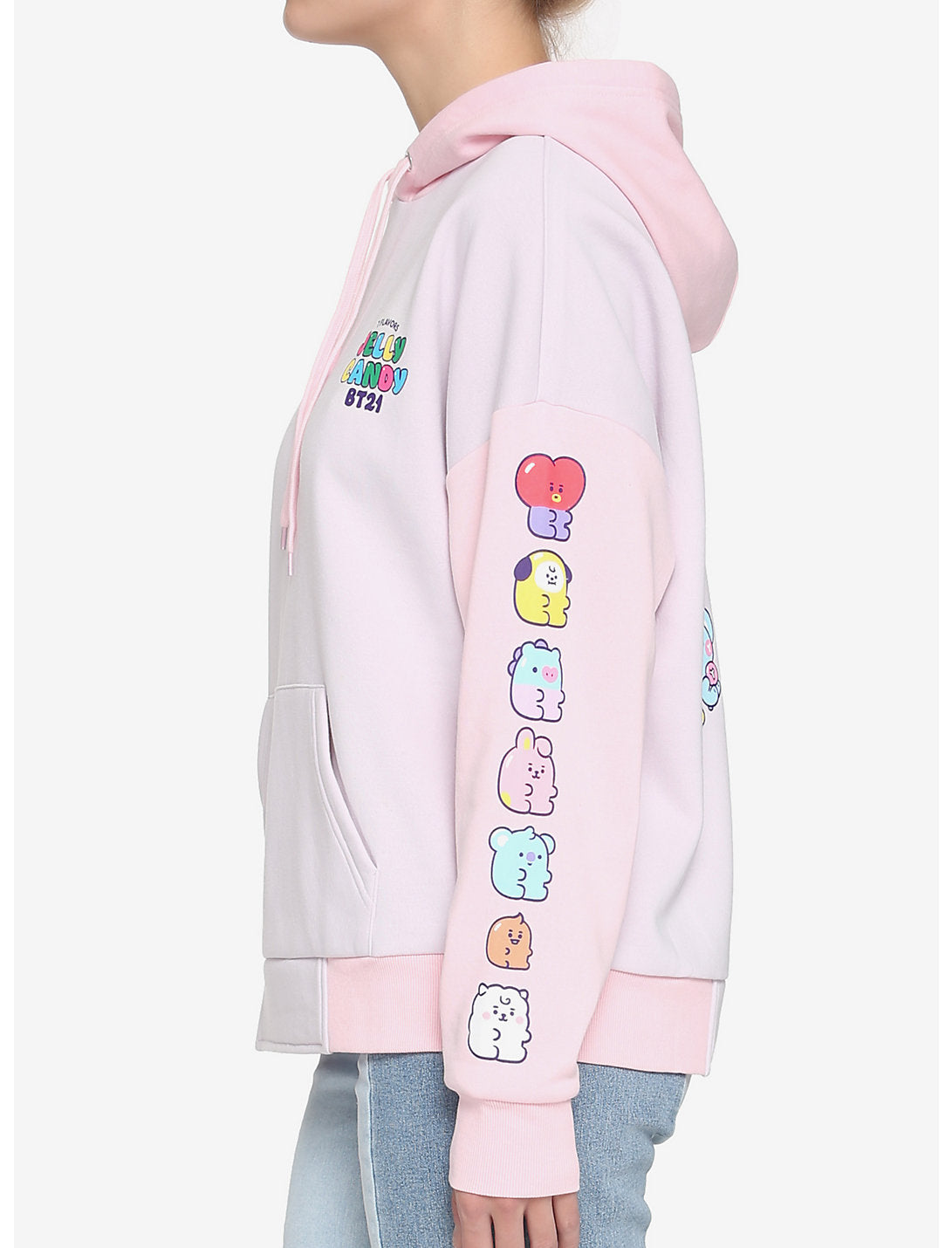 BT21 Jelly Candy Girls Hoodie BTS Sudadera