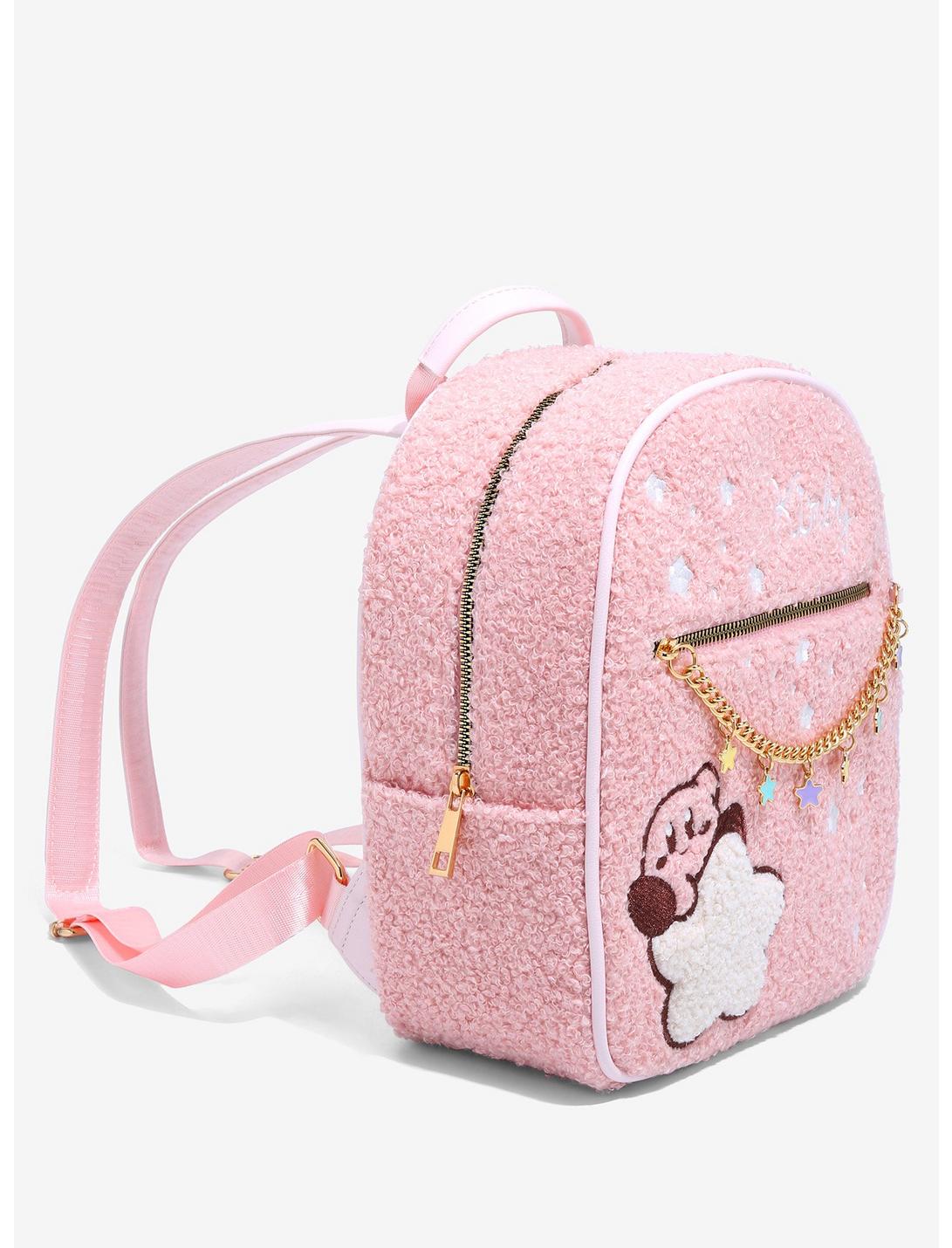 Kirby Mochila Afelpada Textura Estrellas