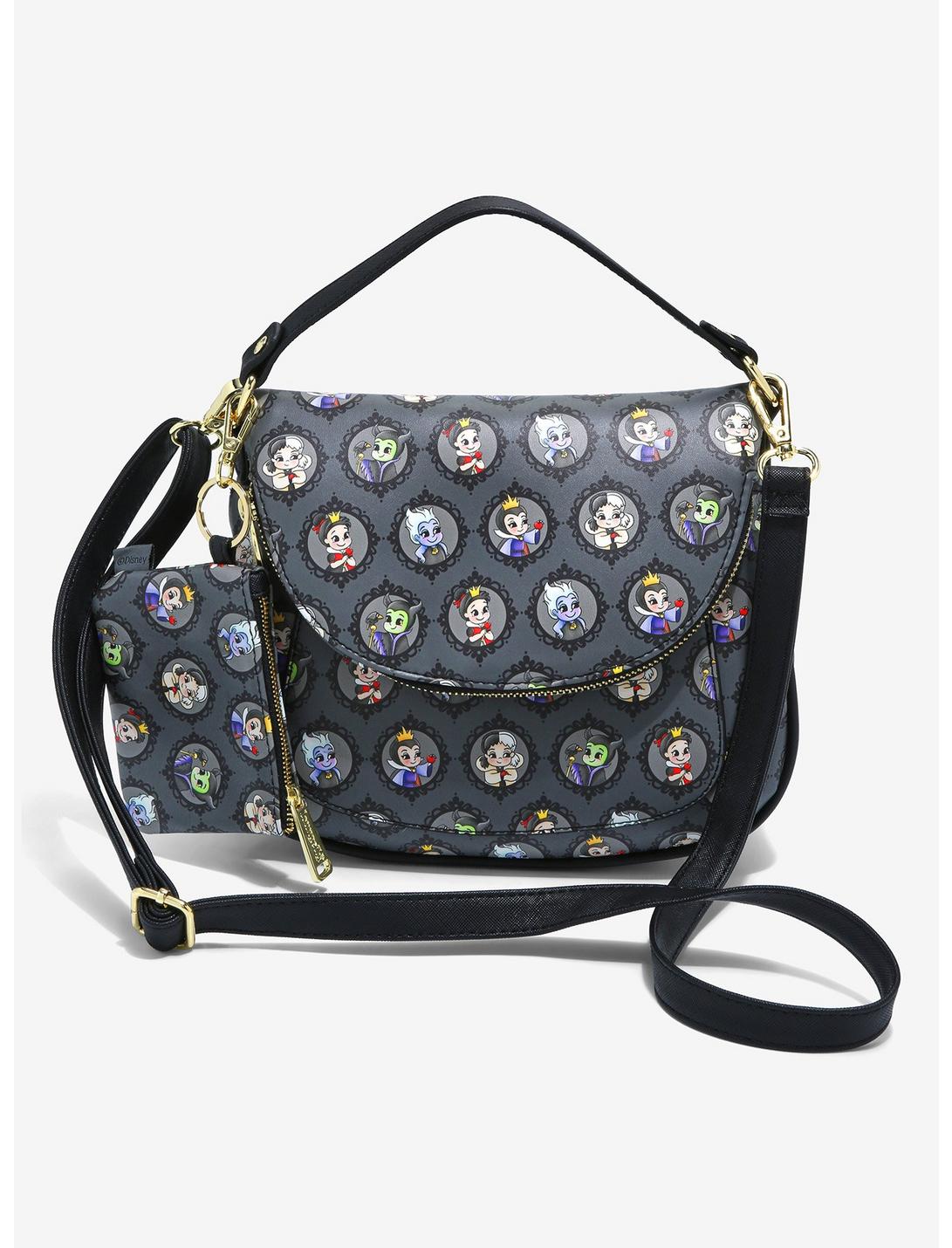 Bolsa Villanas Disney Retrato Crossbody Con Monedero