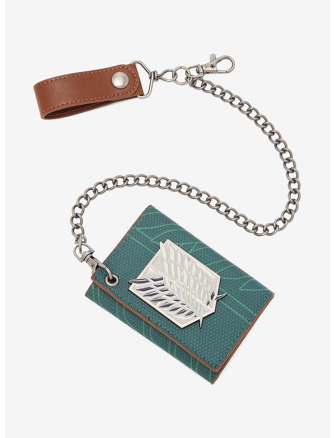 Attack On Titan Cartera Con Cadena