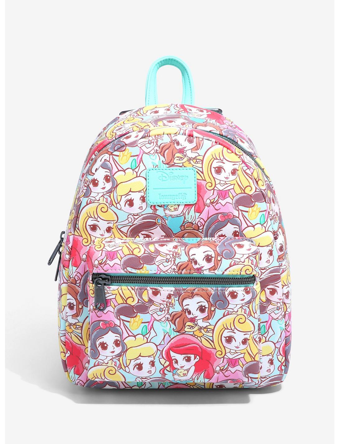 Princesas Disney Allover Mochila Chibi