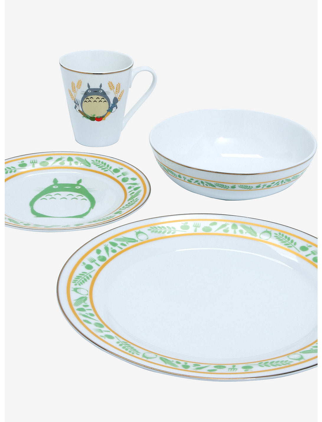 Estudio Ghibli Set De Cocina Platos Totoro