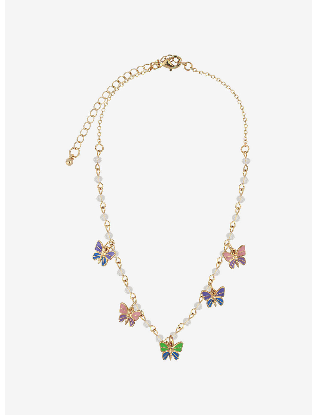 Collar Mariposas Chocker Colores
