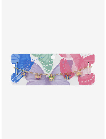 Collar Mariposas Chocker Colores