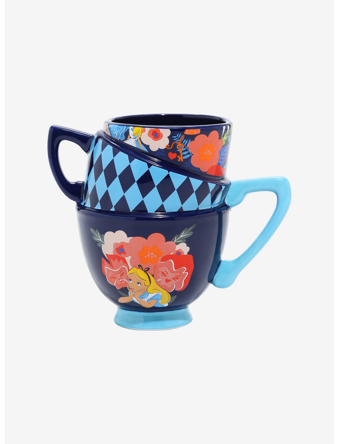 Alicia En El Pais De Las Maravillas Taza Apilada