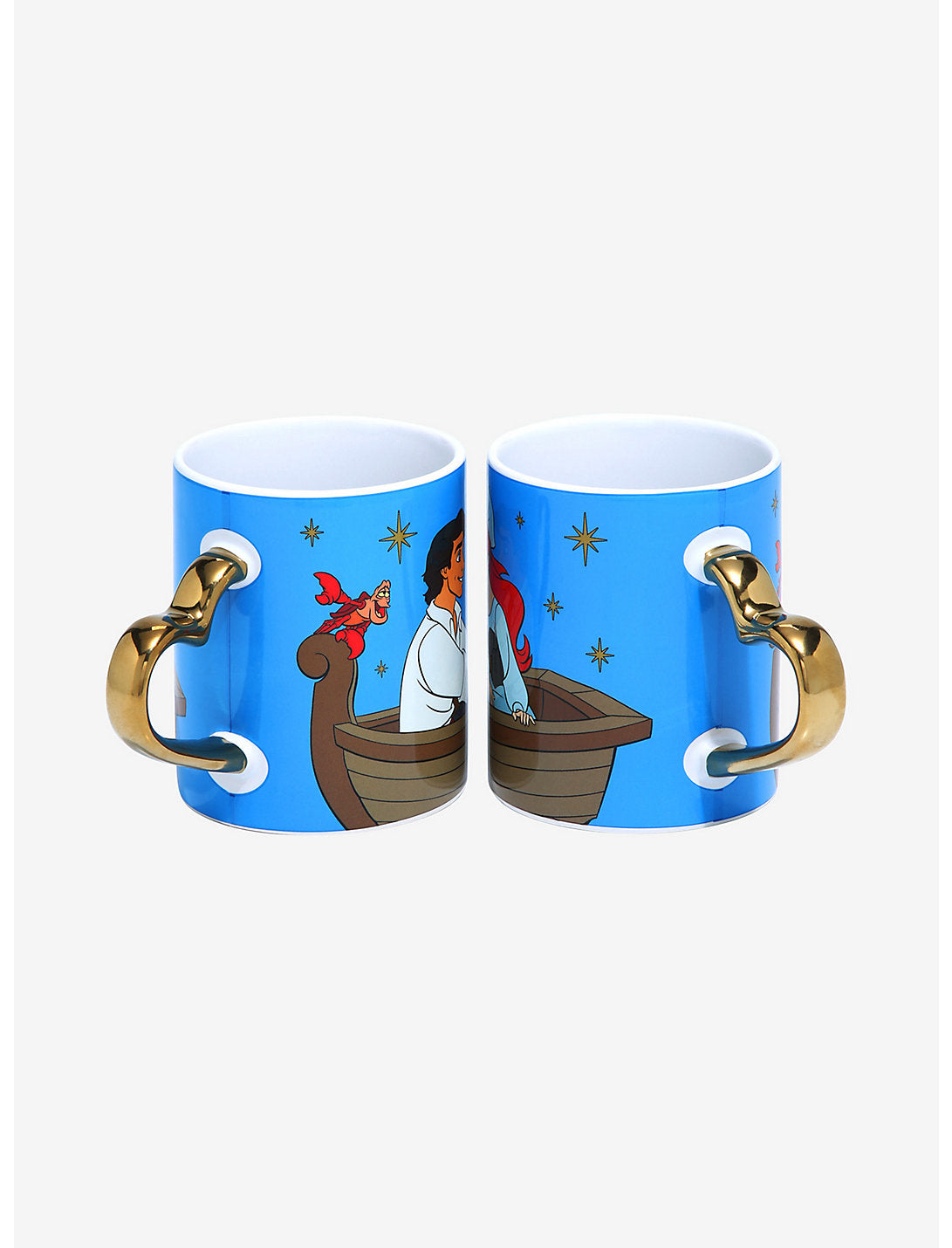 La Sirenita Set De Tazas Pareja Ariel Y Eric