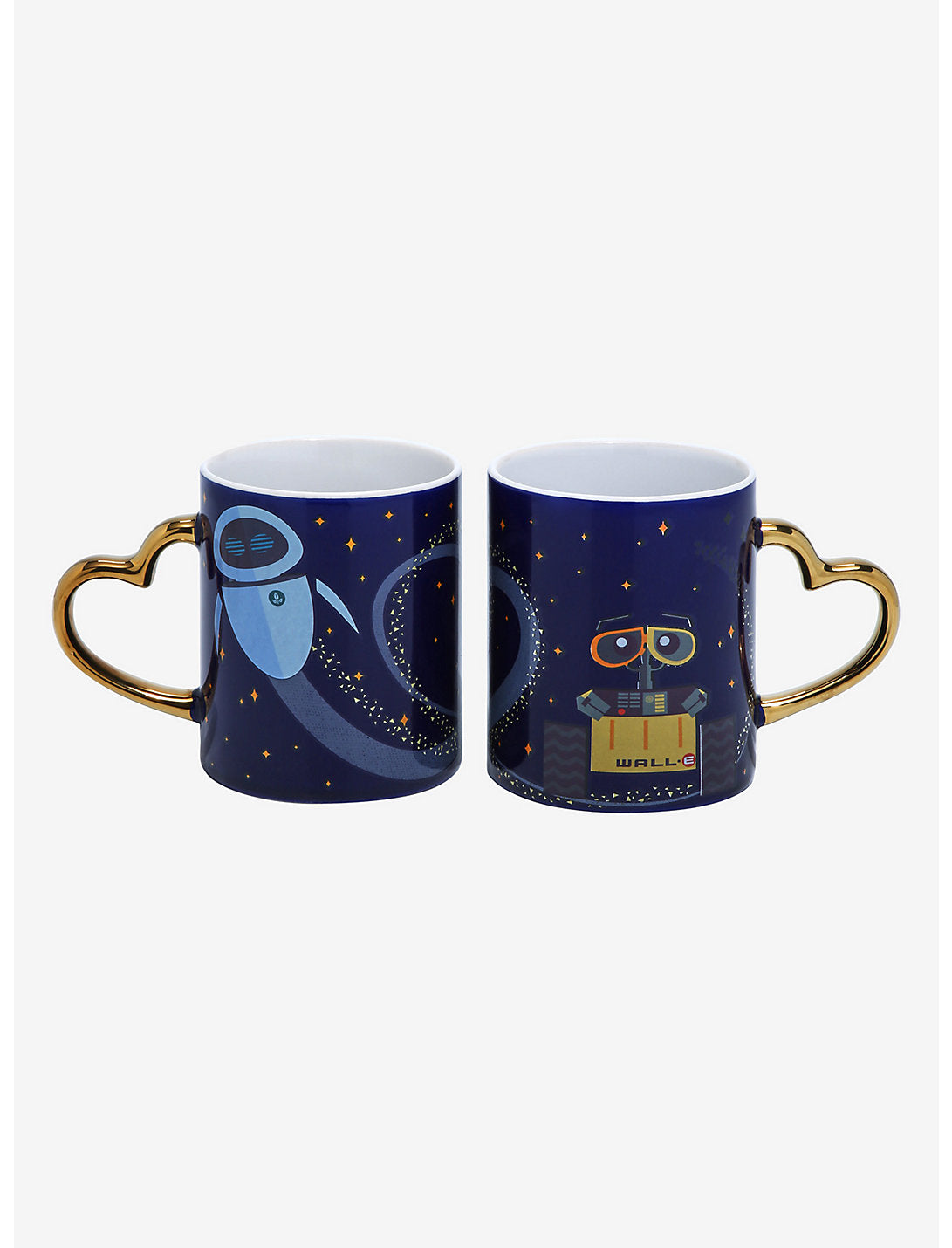 Wall E & Eva Set De Pareja Taza