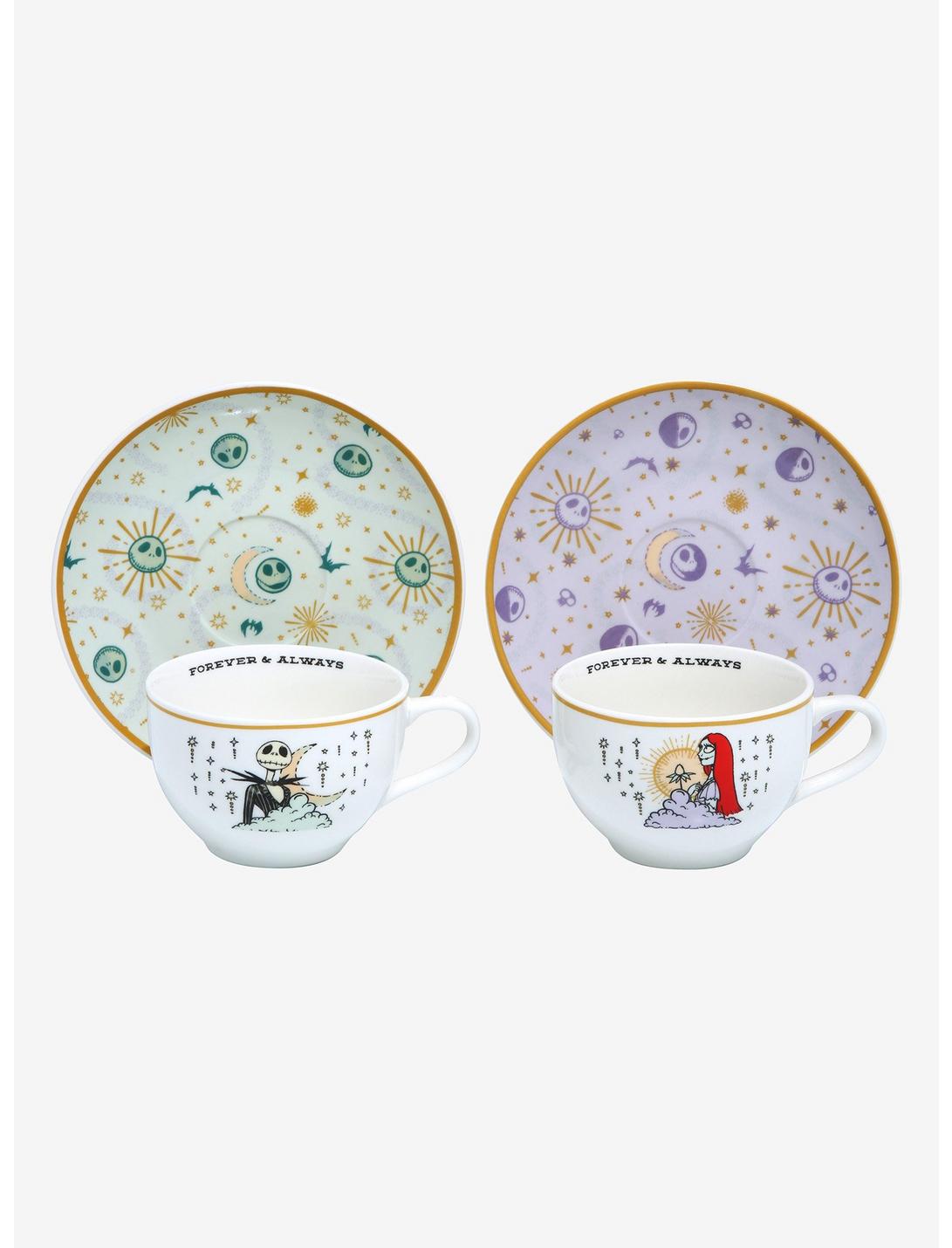 Extraño Mundo De Jack Set De Tazas Sally Y Jack Celestial